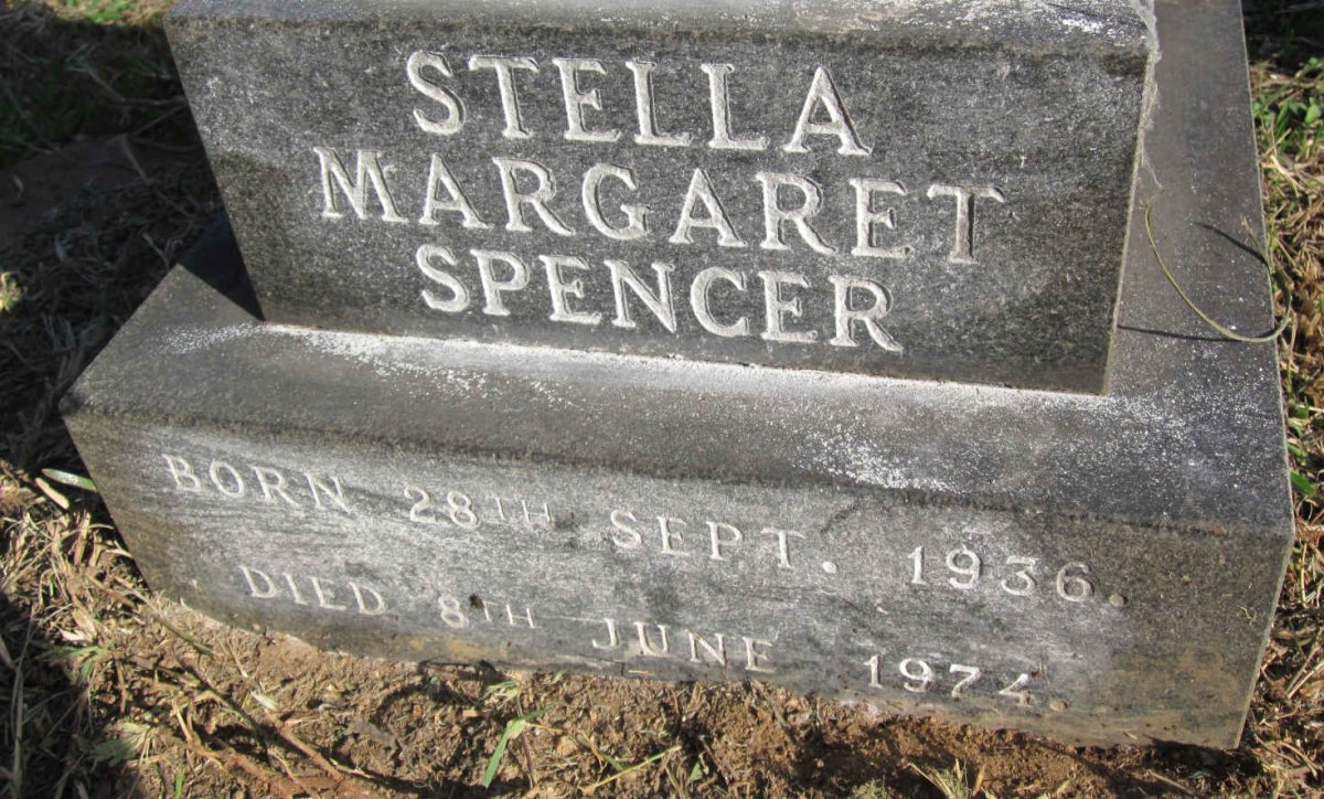 SPENCER Stella Margaret 1936-1974