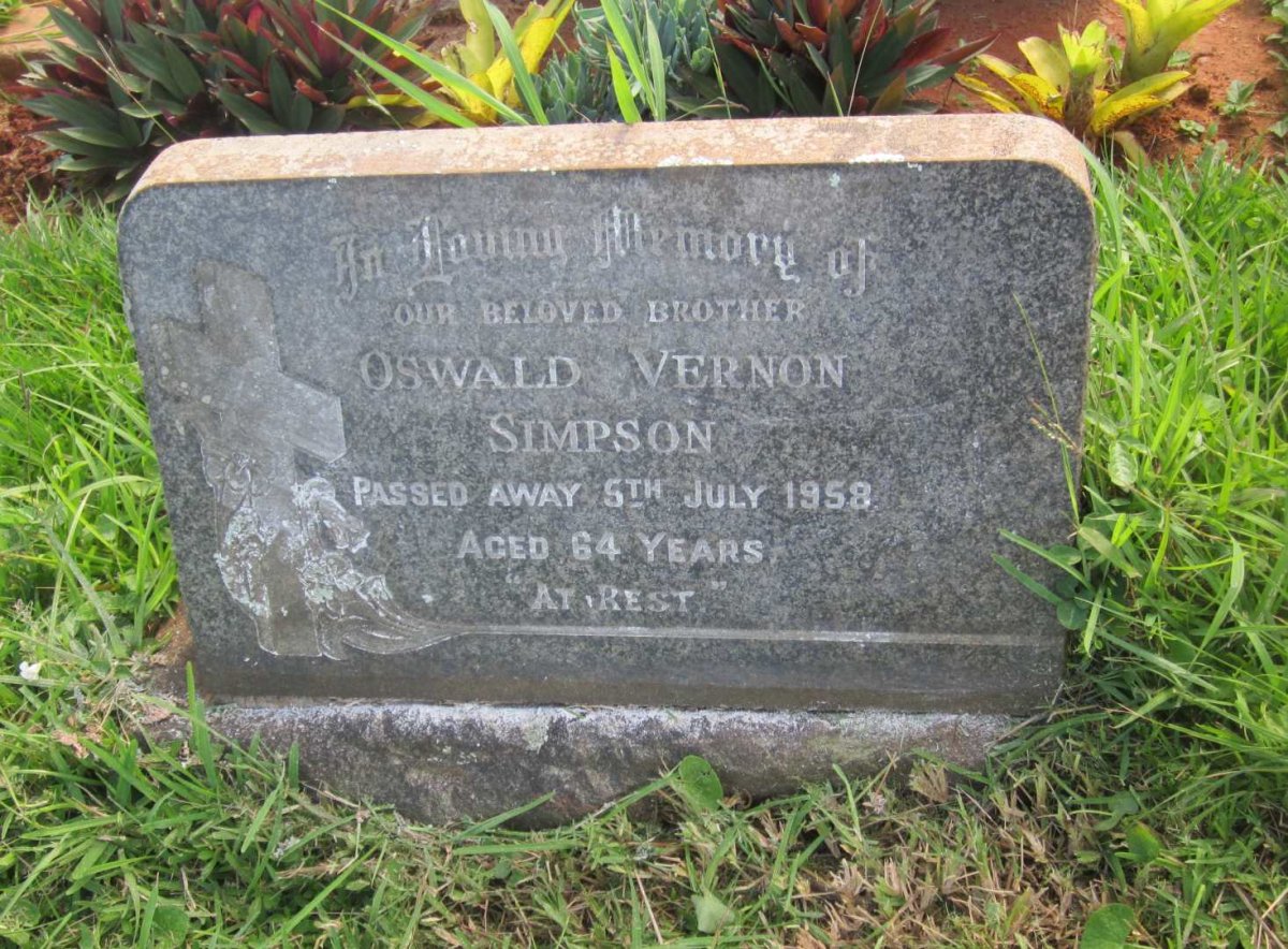 SIMPSON Oswald Vernon -1958