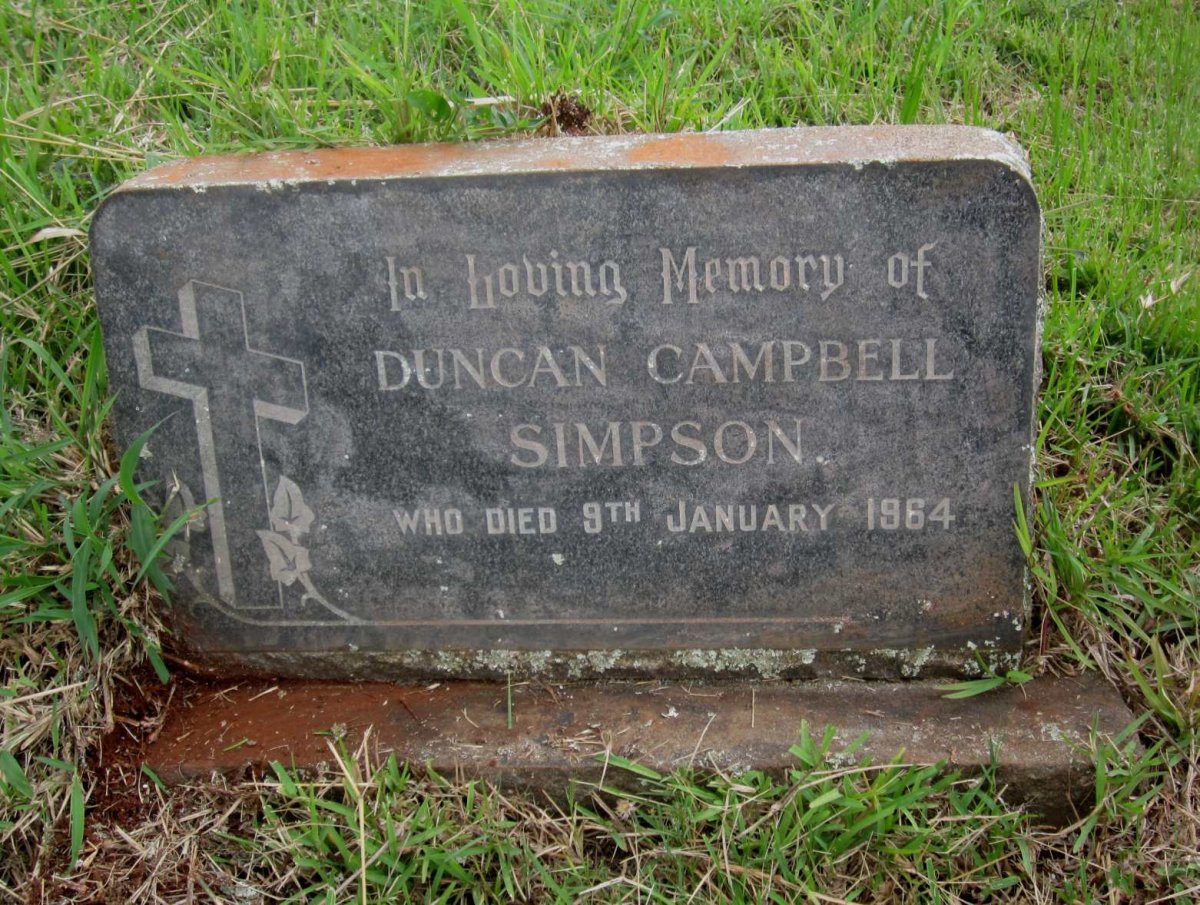SIMPSON Duncan Campbell -1964
