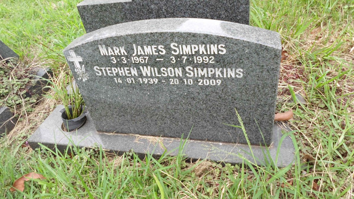 SIMPKINS Stephen Wilson 1939-2009 :: SIMPKINS Mark James 1967-1992