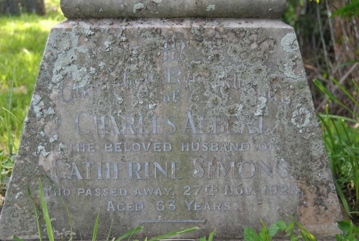 SIMONS Charles Albert -1928