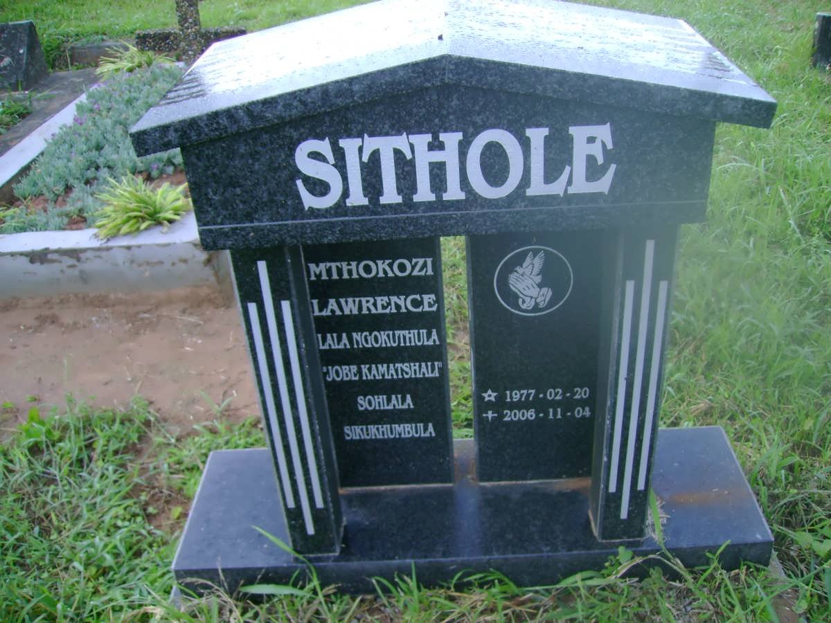 SITHOLE Mthokozi Lawrence 1977-2006