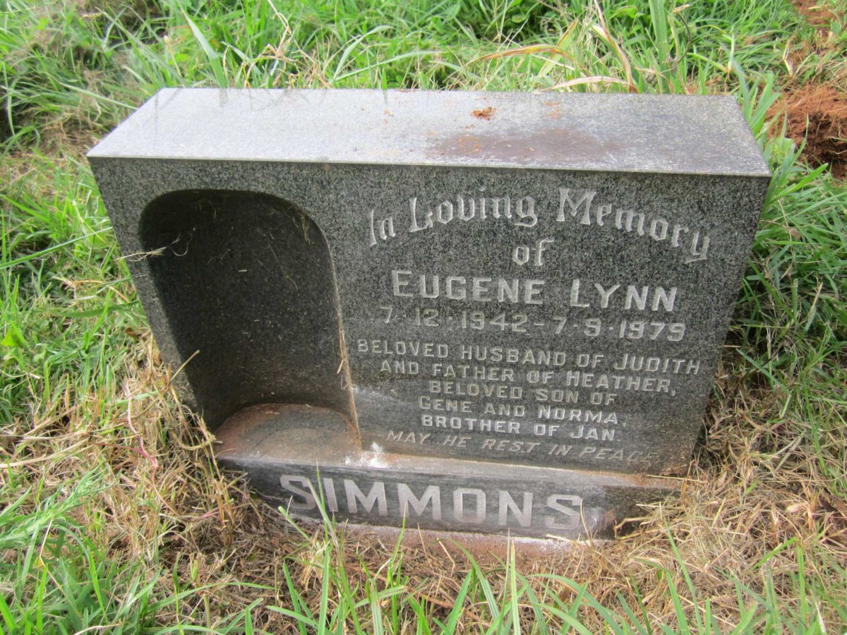 SIMMONS Eugene Lynn 1942-1979