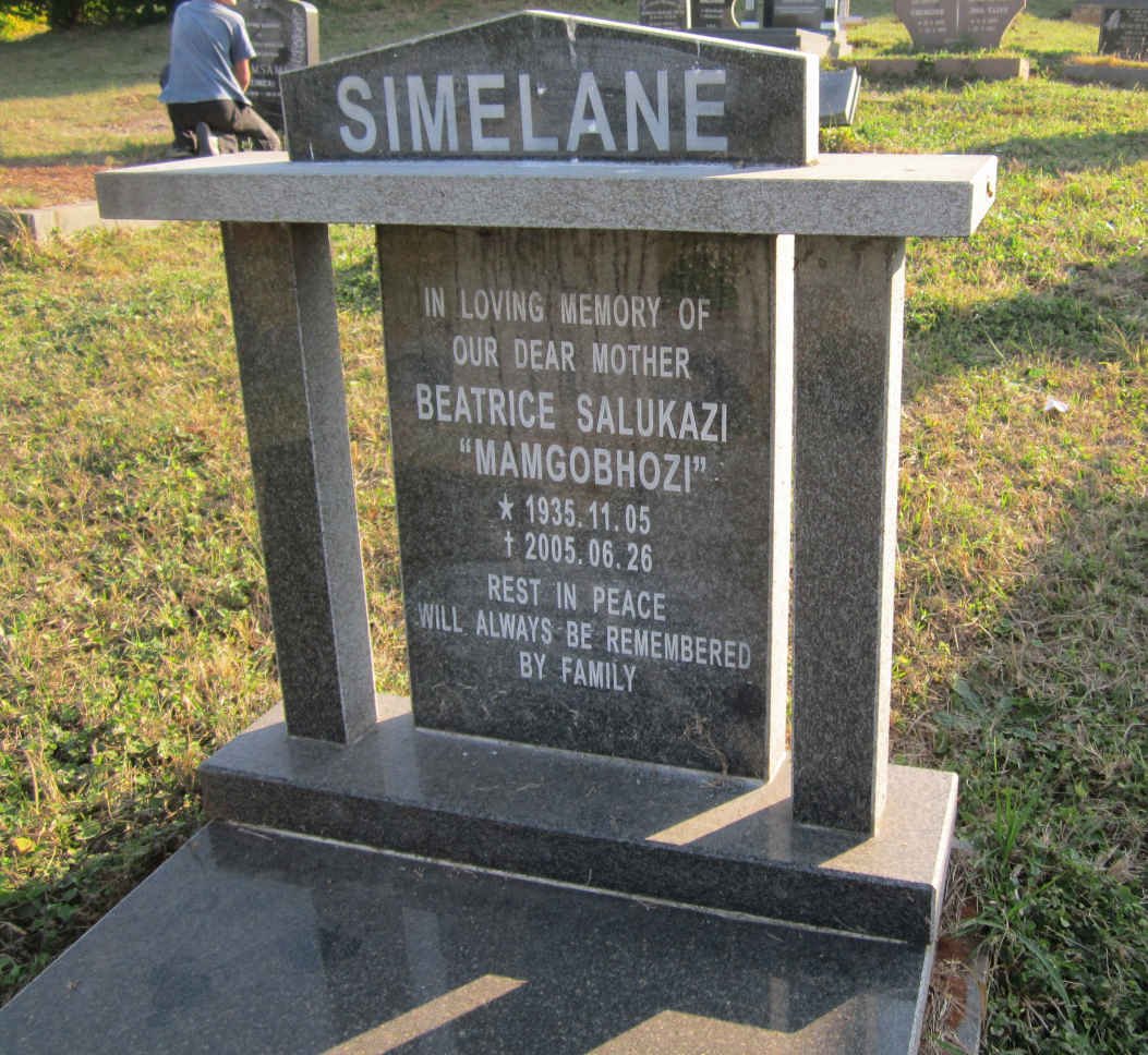 SIMELANE Beatrice Salukazi 1935-2005