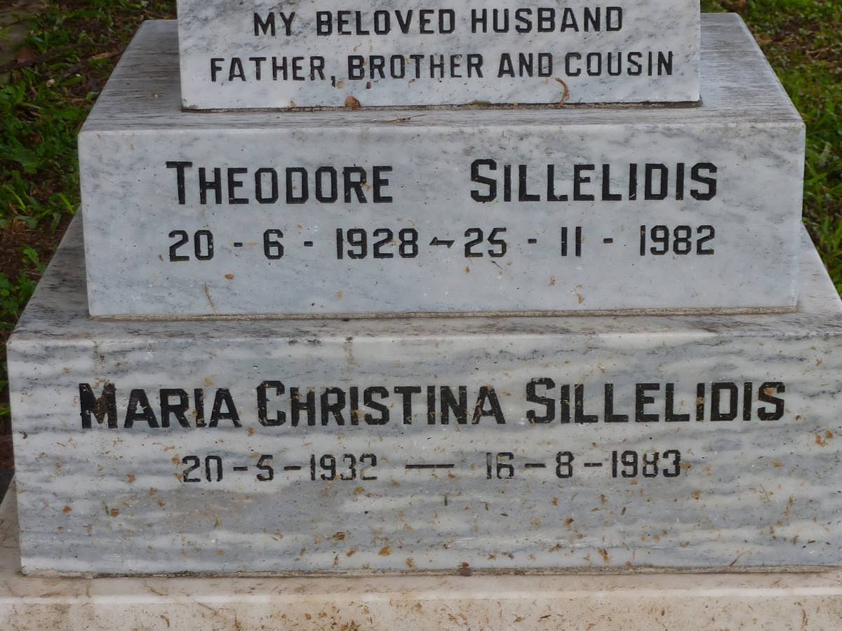 SILLELDIS Theodore 1928-1982 &amp; Maria Christina 1932-1983 :: KRETSOS Michelle Beauty 1956-2005