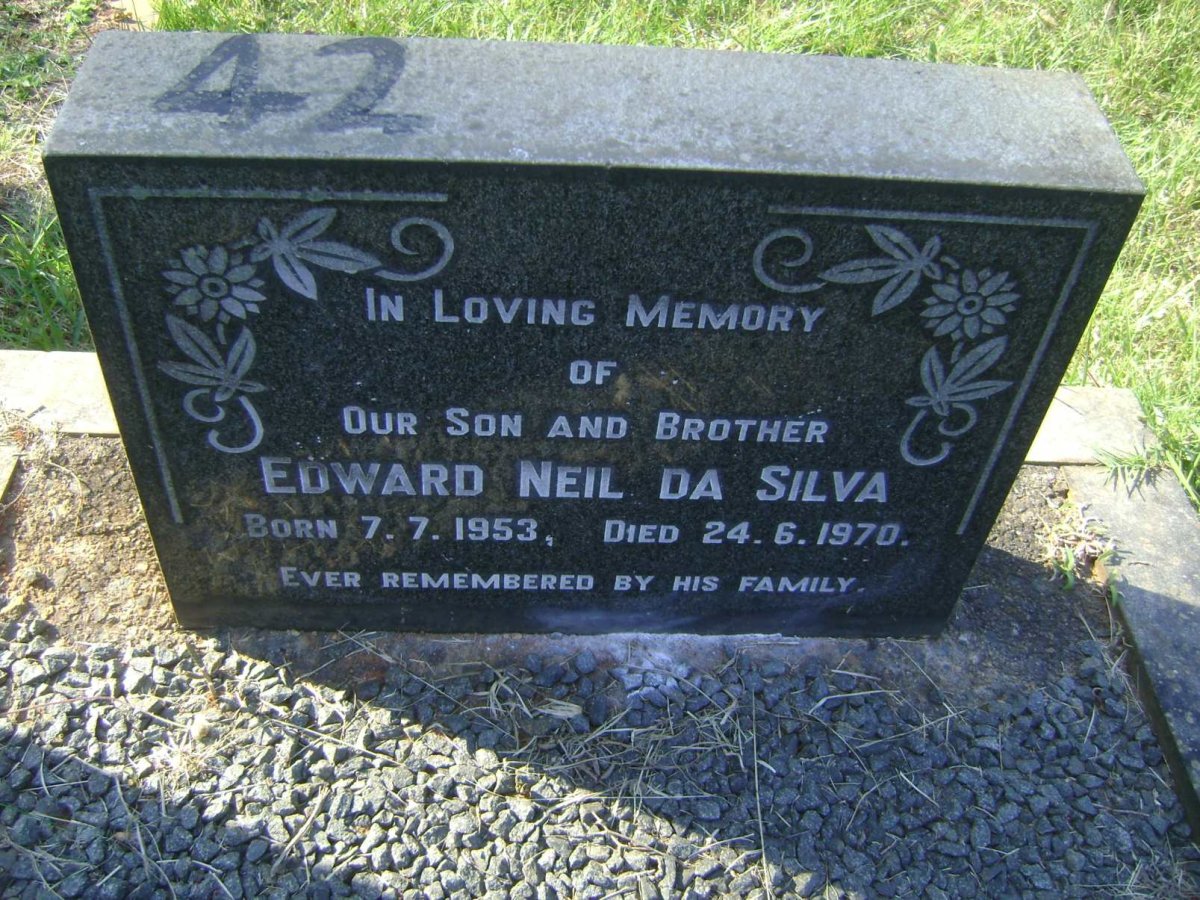 SILVA Edward Neil, da 1953-1970