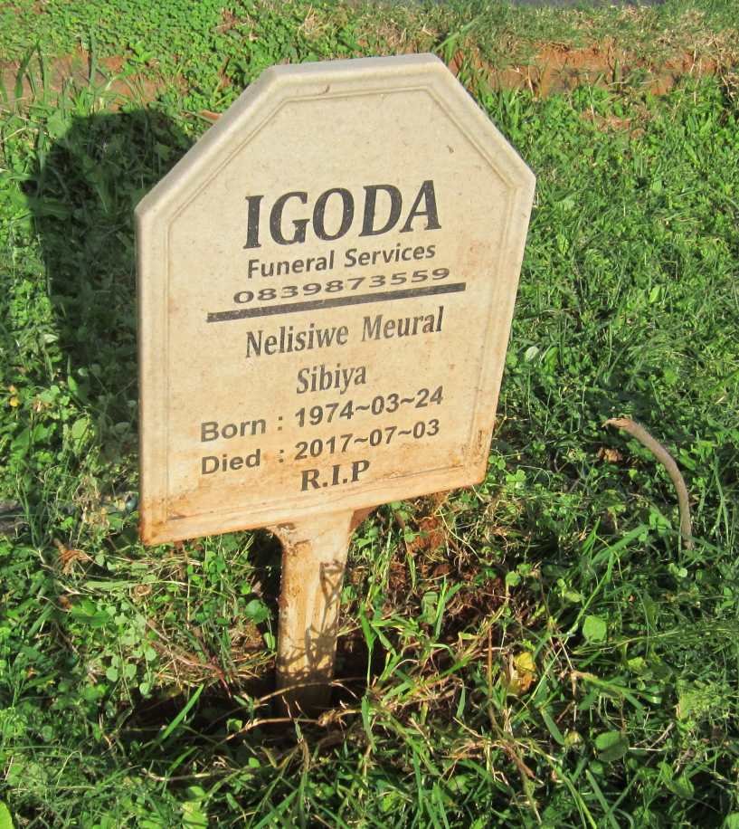 SIBIYA Nelisiwe Meural 1974-2017