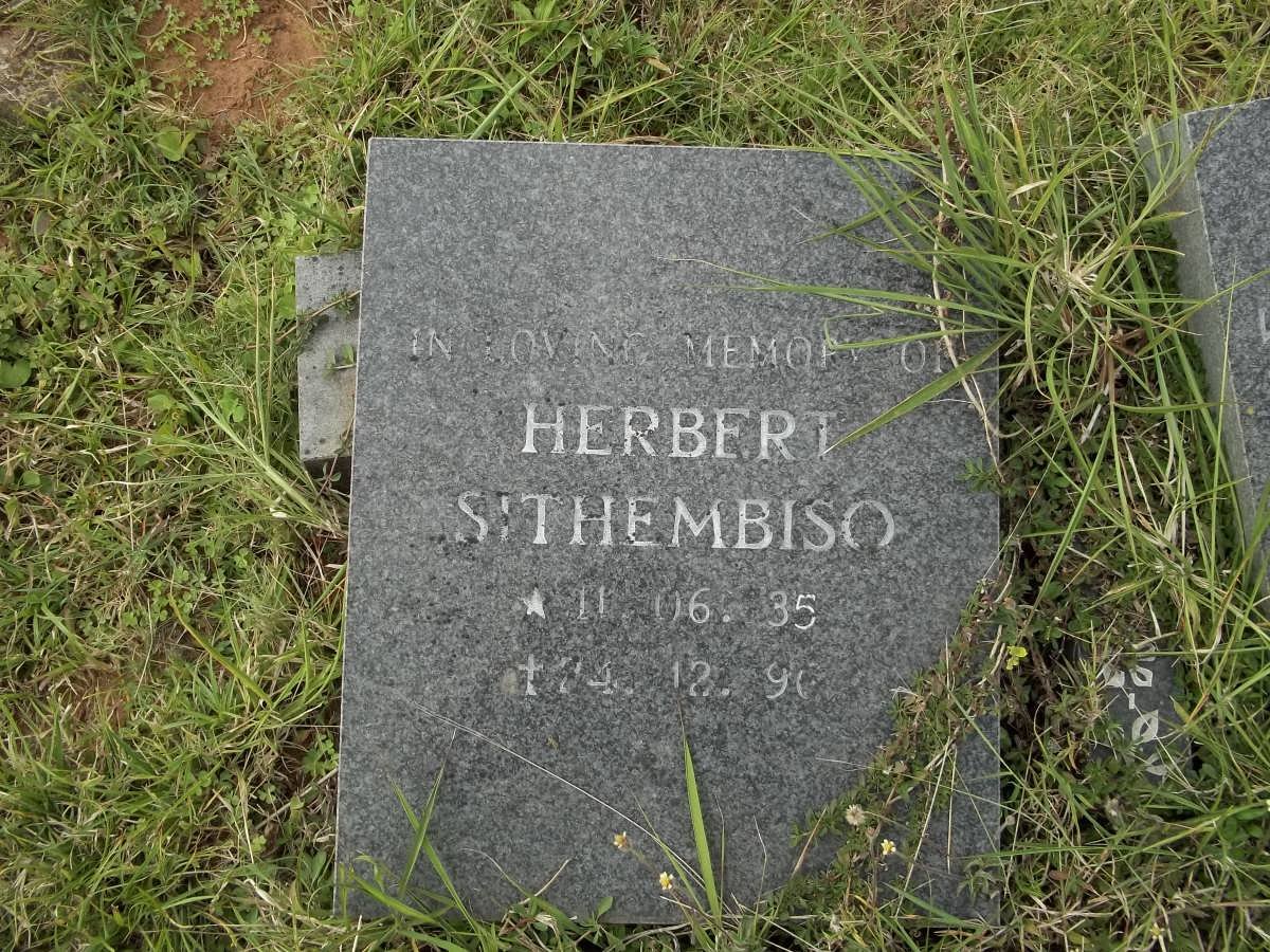 SITHEMBISO Herbert 1935-1990