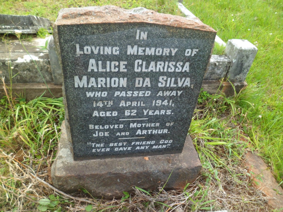 SILVA Alice Clarissa Marion, da -1941