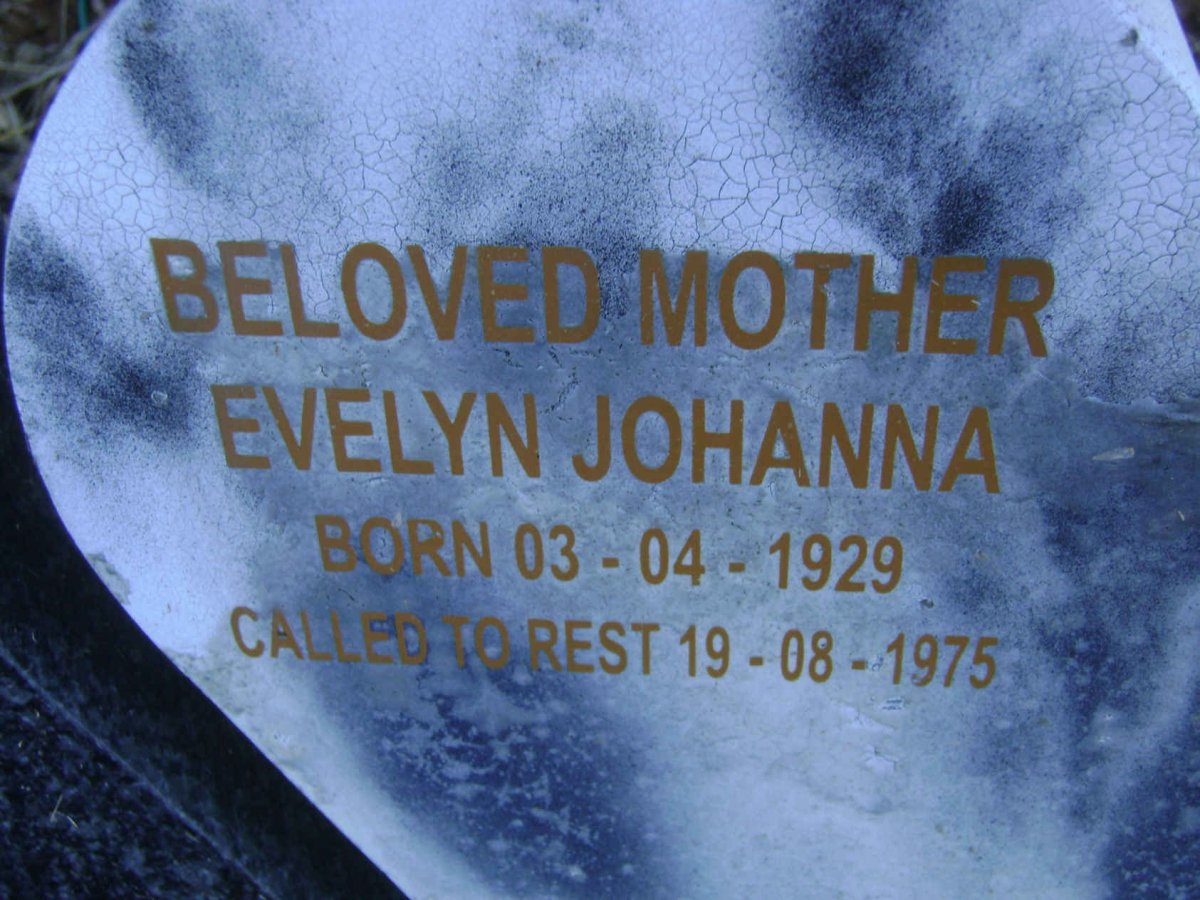 SIMONS Peter Alfred 1925-1988 &amp; Evelyn Johanna 1929-1975 :: SIMONS Peter Anthony 1956-1981