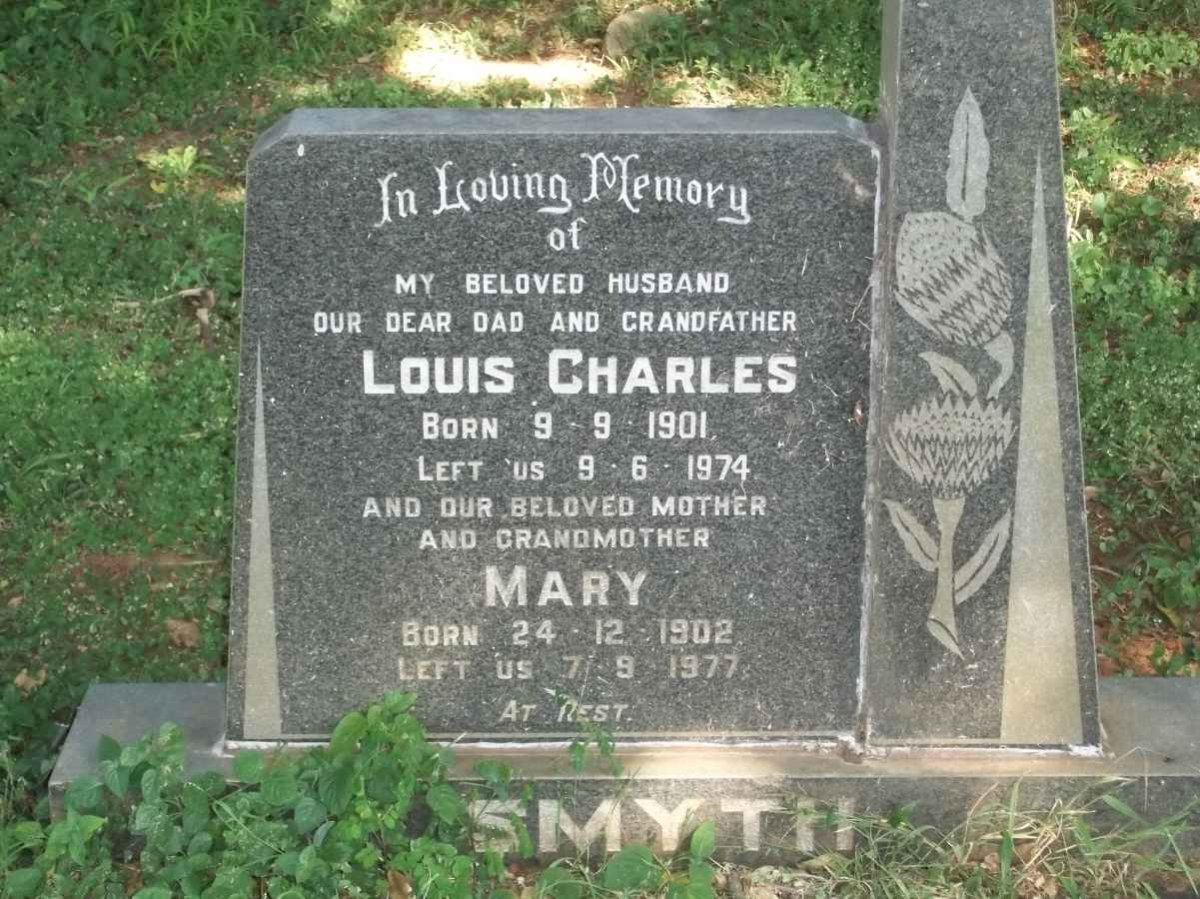 SMYTH Louis Charles 1901-1974 &amp; Mary 1902-1977