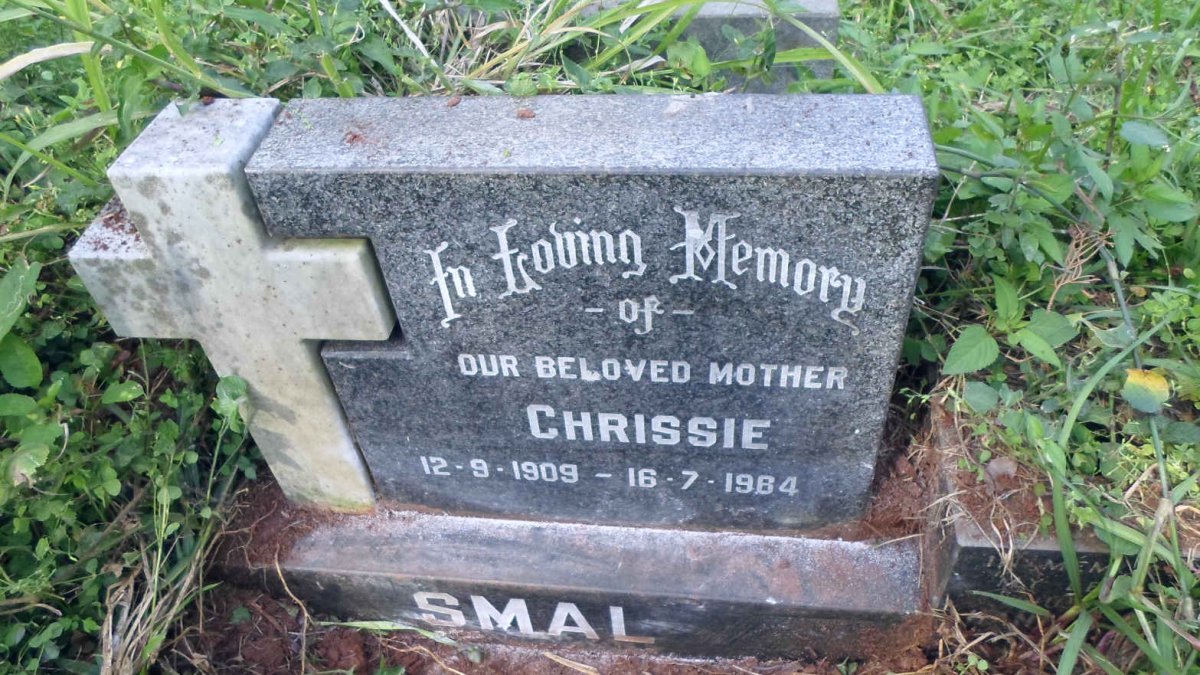 SMAL Chrissie 1909-1964