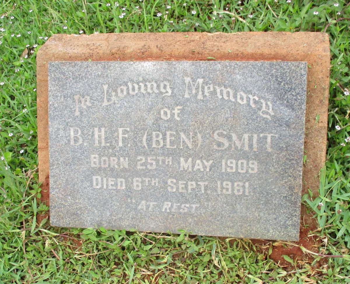 SMIT Barend Hermanus Frederick 1909-1961