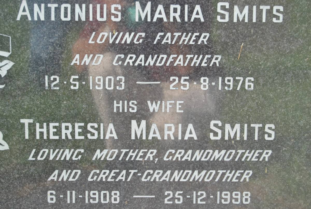 SMITS Antonius Maria 1903-1976 &amp; Theresia Maria 1908-1998