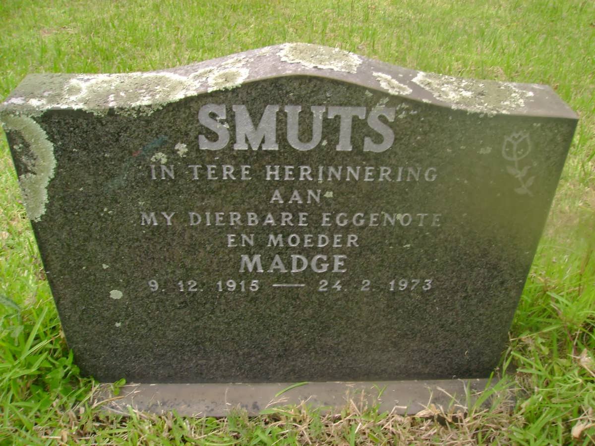 SMUTS Madge 1915-1973