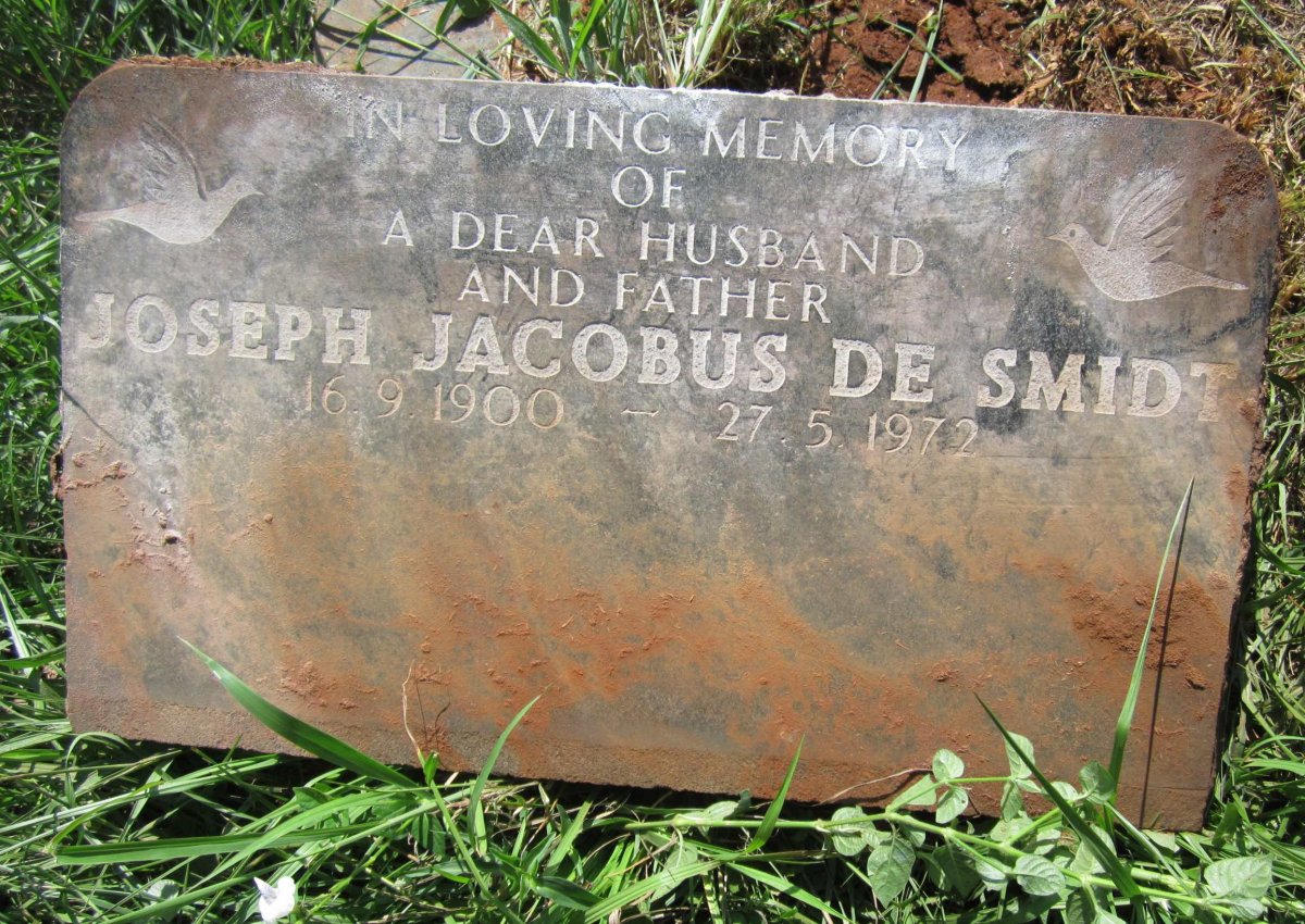 SMIDT Joseph Jacobus, de 1900-1972