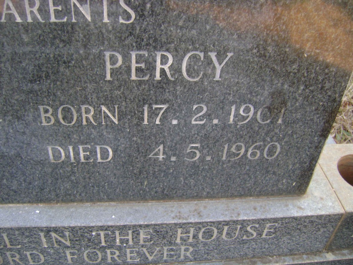 SMALL Percy 1901-1960 &amp; Margaret 1914-1992