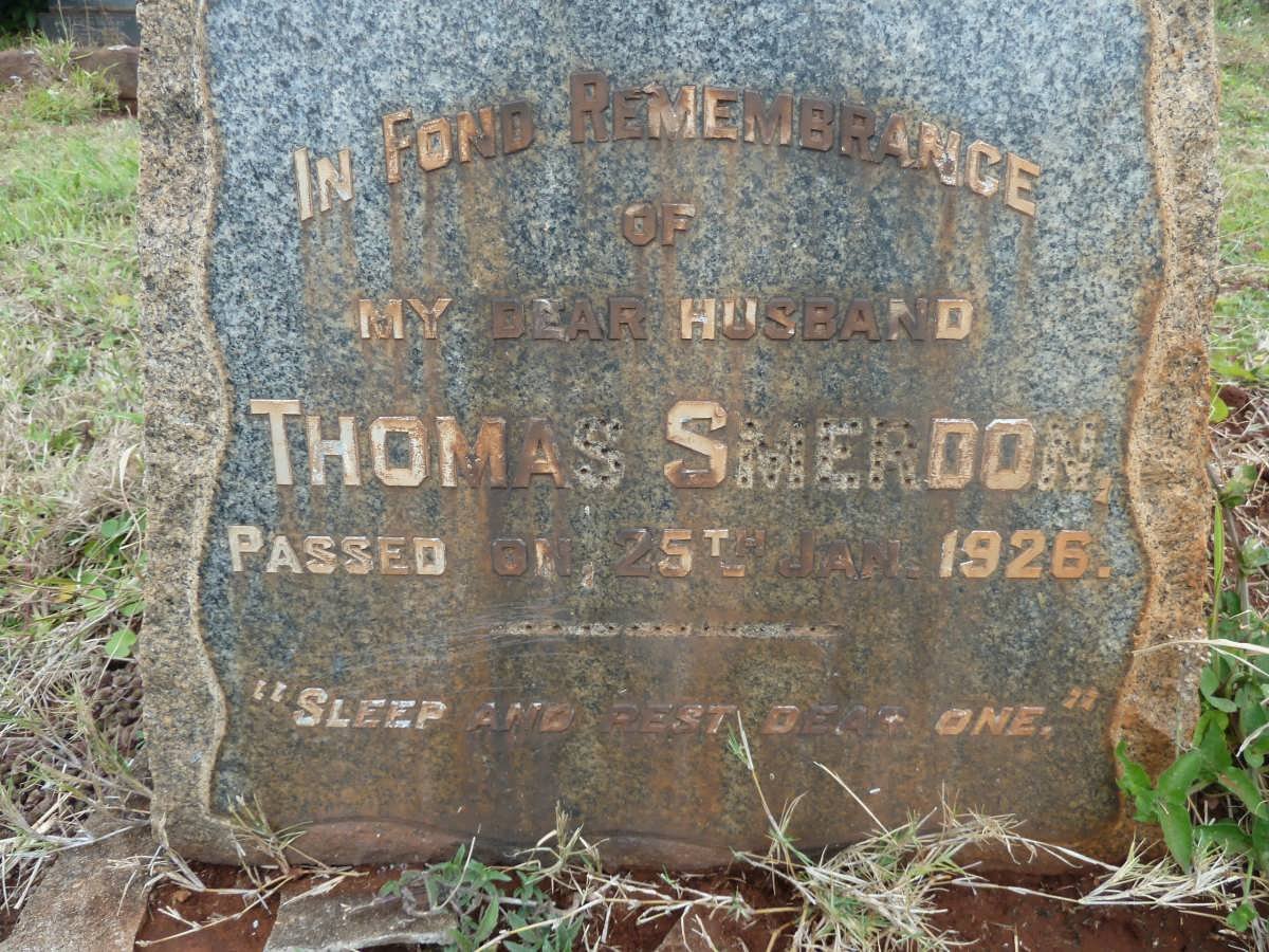 SMEARDON Thomas -1926