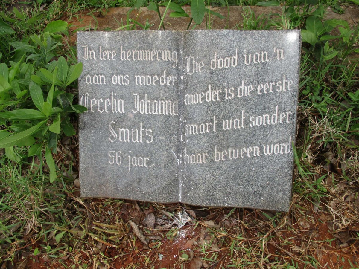 SMUTS Cecelia Johanna -1961