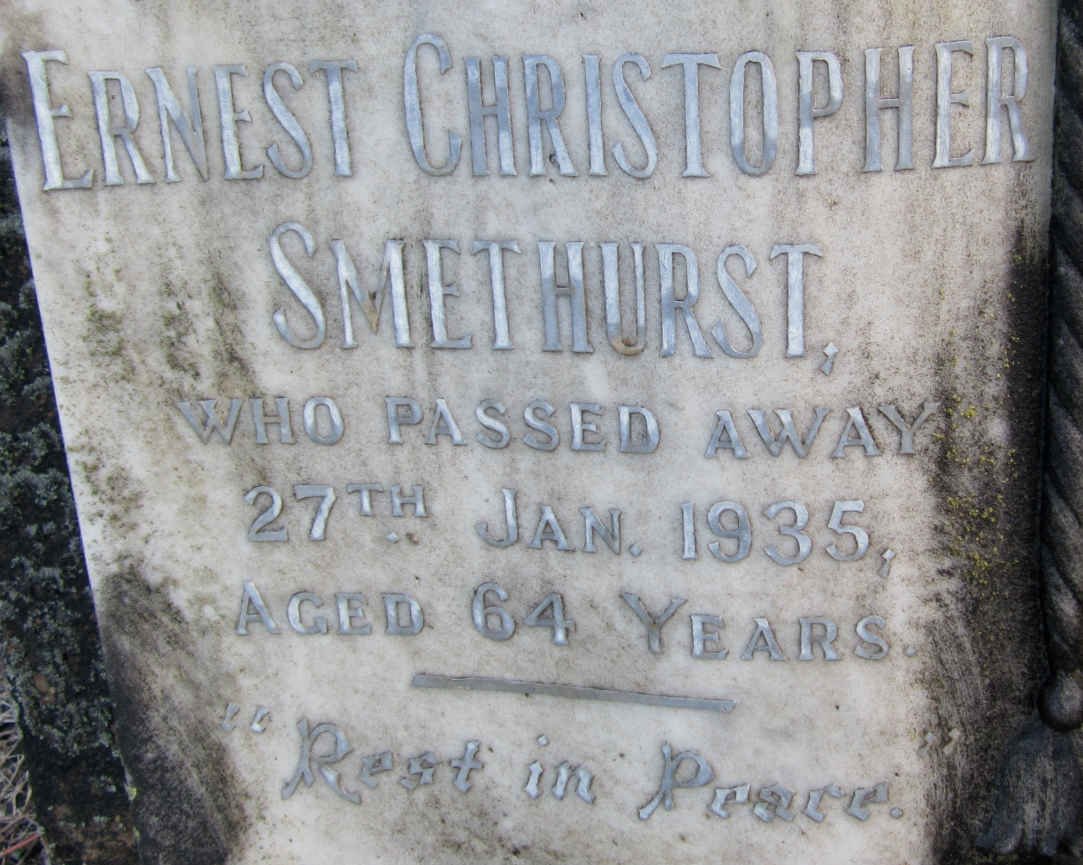 SMETHURST Ernest Christopher -1935