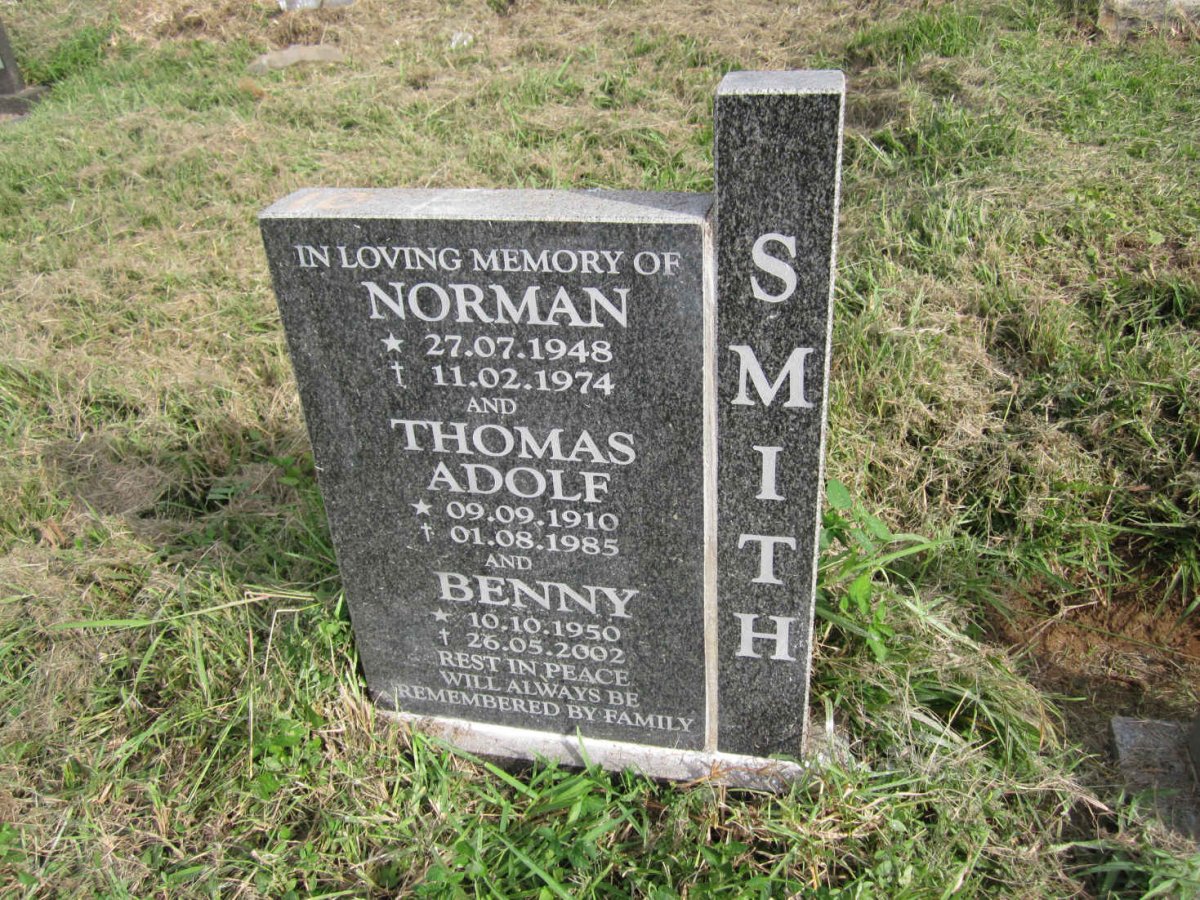 SMITH Norman 1948-1974 :: SMITH Thomas Adolf 1910-1985 :: SMITH Benny 1950-2002