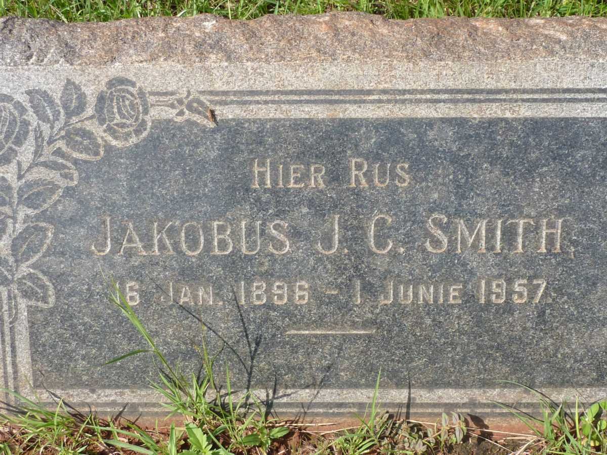 SMITH Jakobus J.C. 1896-1957