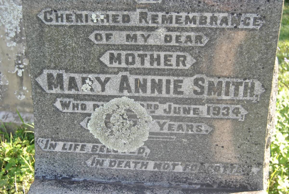 SMITH Mary Annie -1934