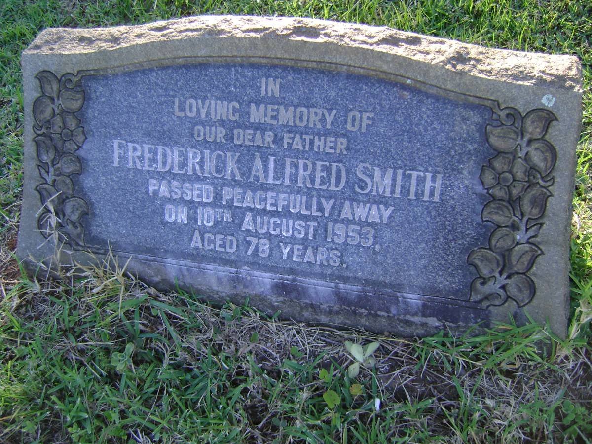 SMITH Frederick Alfred -1953