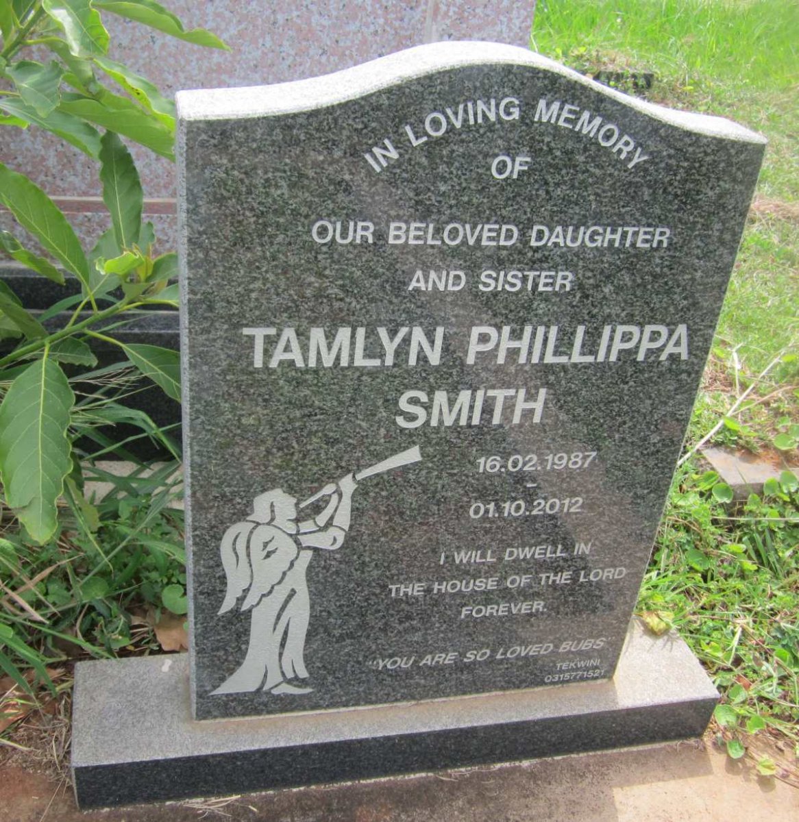 SMITH Tamlyn Phillippa 1987-2012