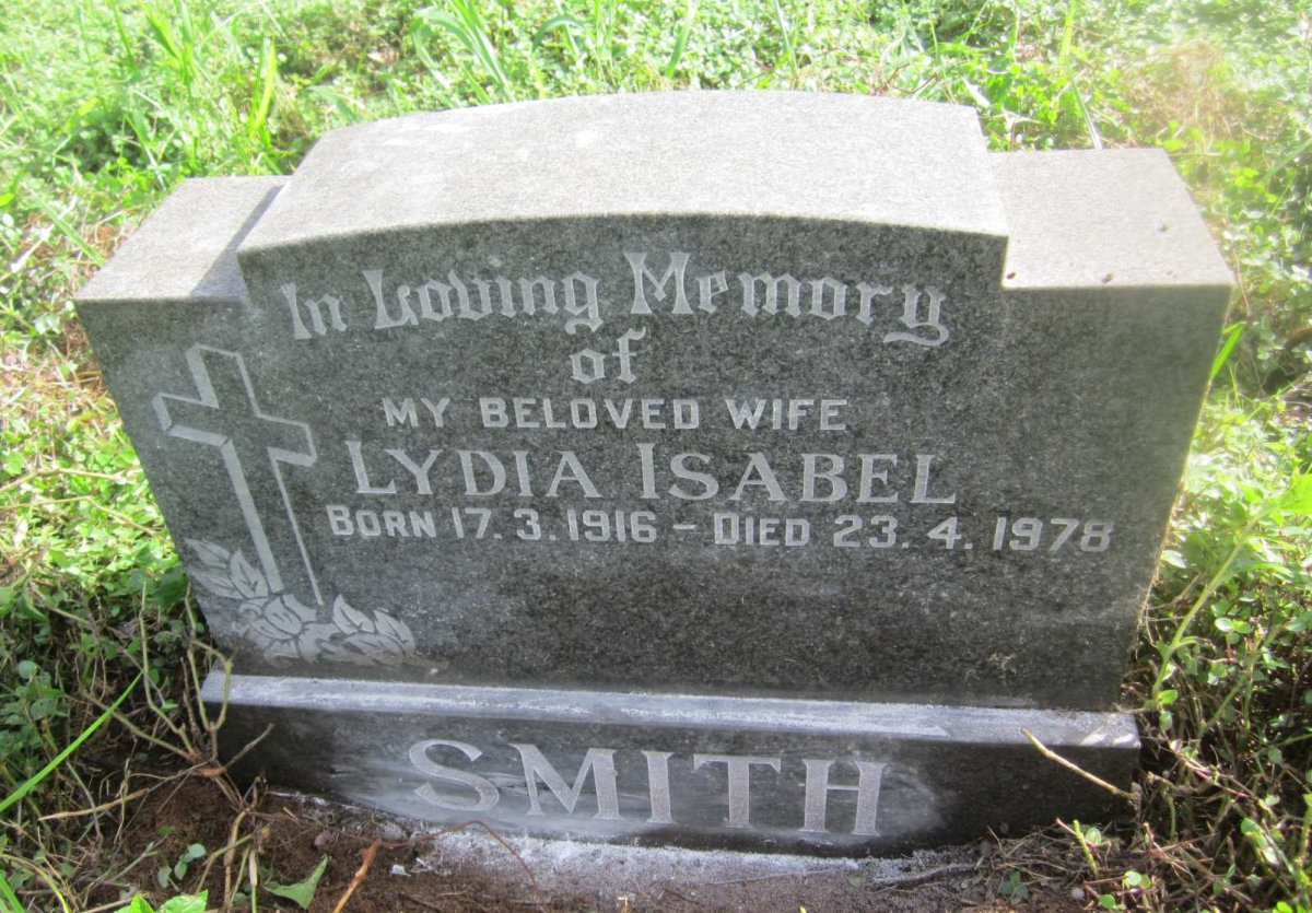 SMITH Lydia Isabel 1916-1978