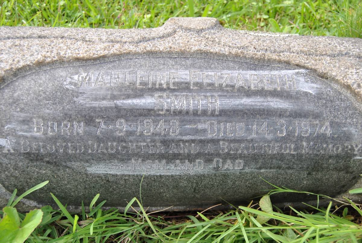 SMITH Madeline Elizabeth 1948-1974