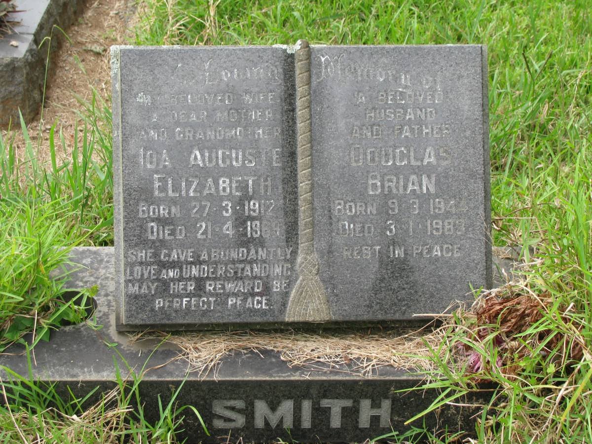 SMITH Douglas Brian 1944-1983 &amp; Ida Auguste Elizabeth 1912-1969