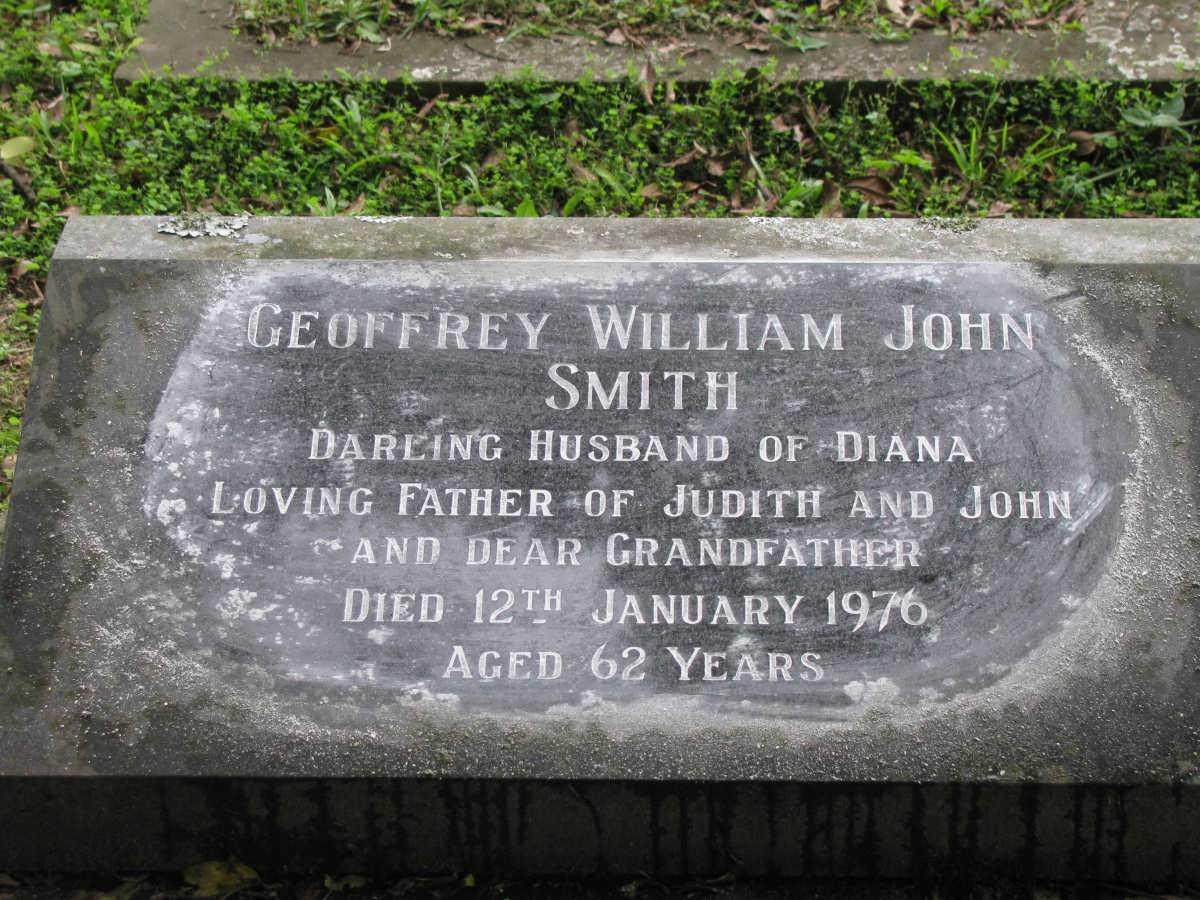 SMITH Geoffrey William John -1976