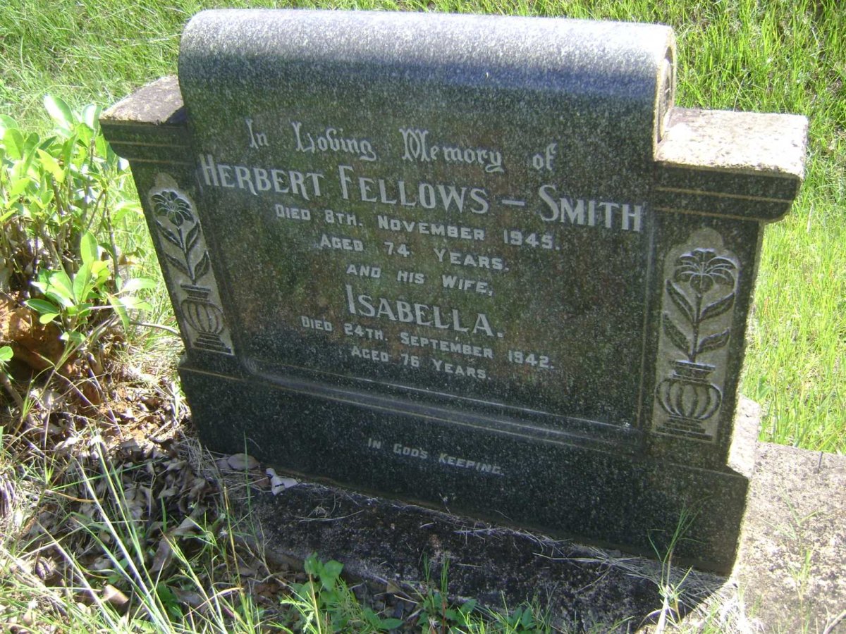 SMITH Herbert, FELLOWS -1945 &amp; Isabella -1942