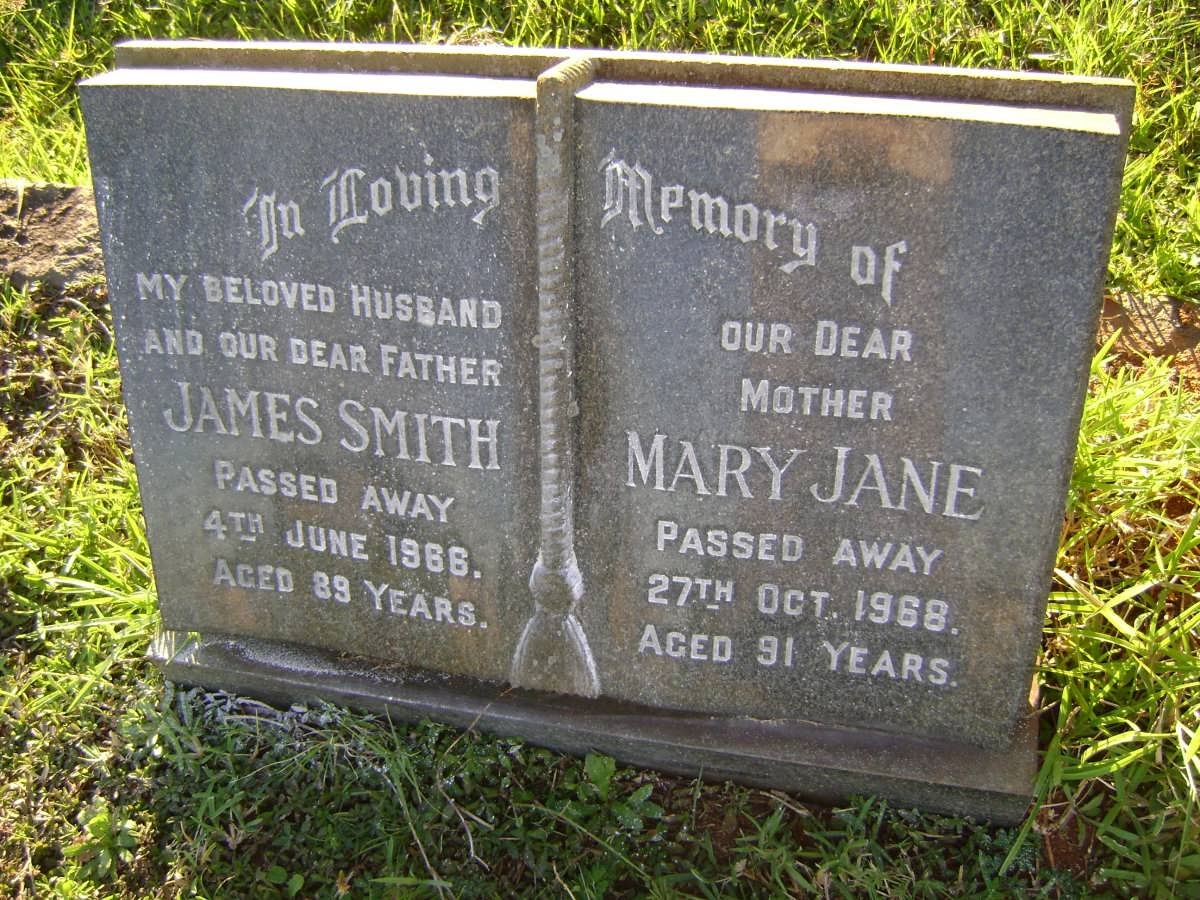 SMITH James -1966 &amp; Mary Jane -1968