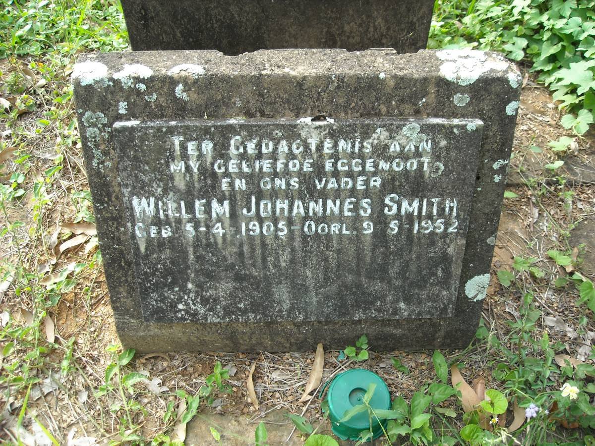 SMITH Willem Johannes 1905-1952