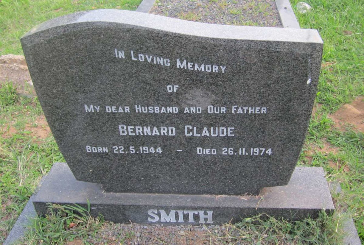 SMITH Bernard Claude 1944-1974
