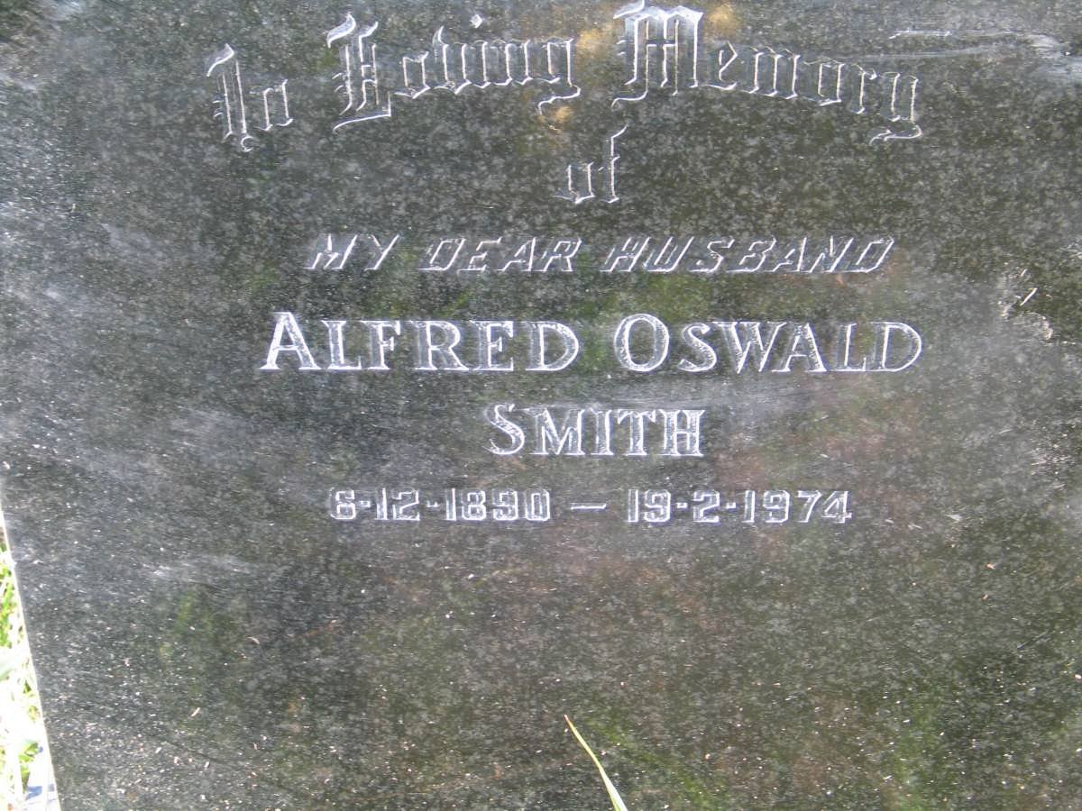 SMITH Alfred Oswald 1890-1974
