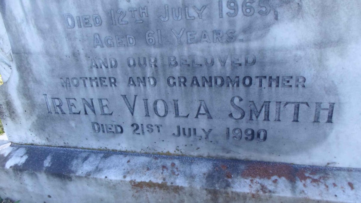SMITH  Irene Viola -1990