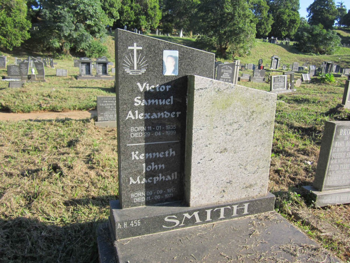 SMITH Kenneth John Macphail 1917-1971 :: SMITH Victor Samuel Alexander 1935-1999