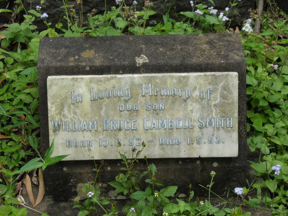 SMITH William Bruce Campbell 1952-1953