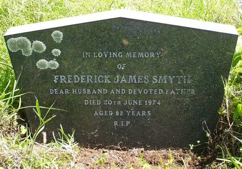 SMYTH Frederick James -1974