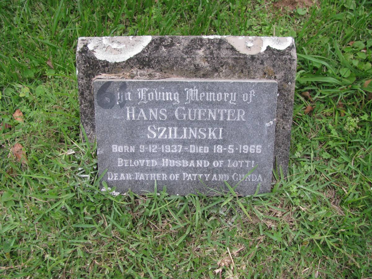 SZILINSKI Hans Guenter 1937-1966