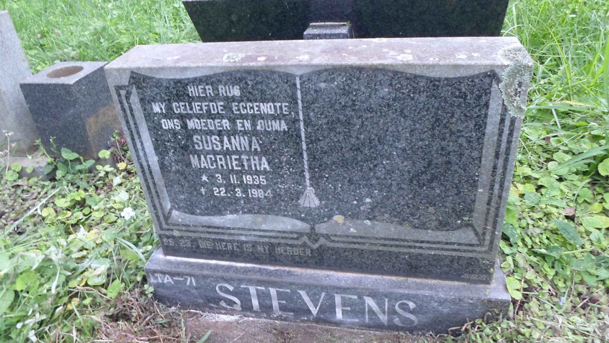 STEVENS Susanna Magrietha 1935-1984