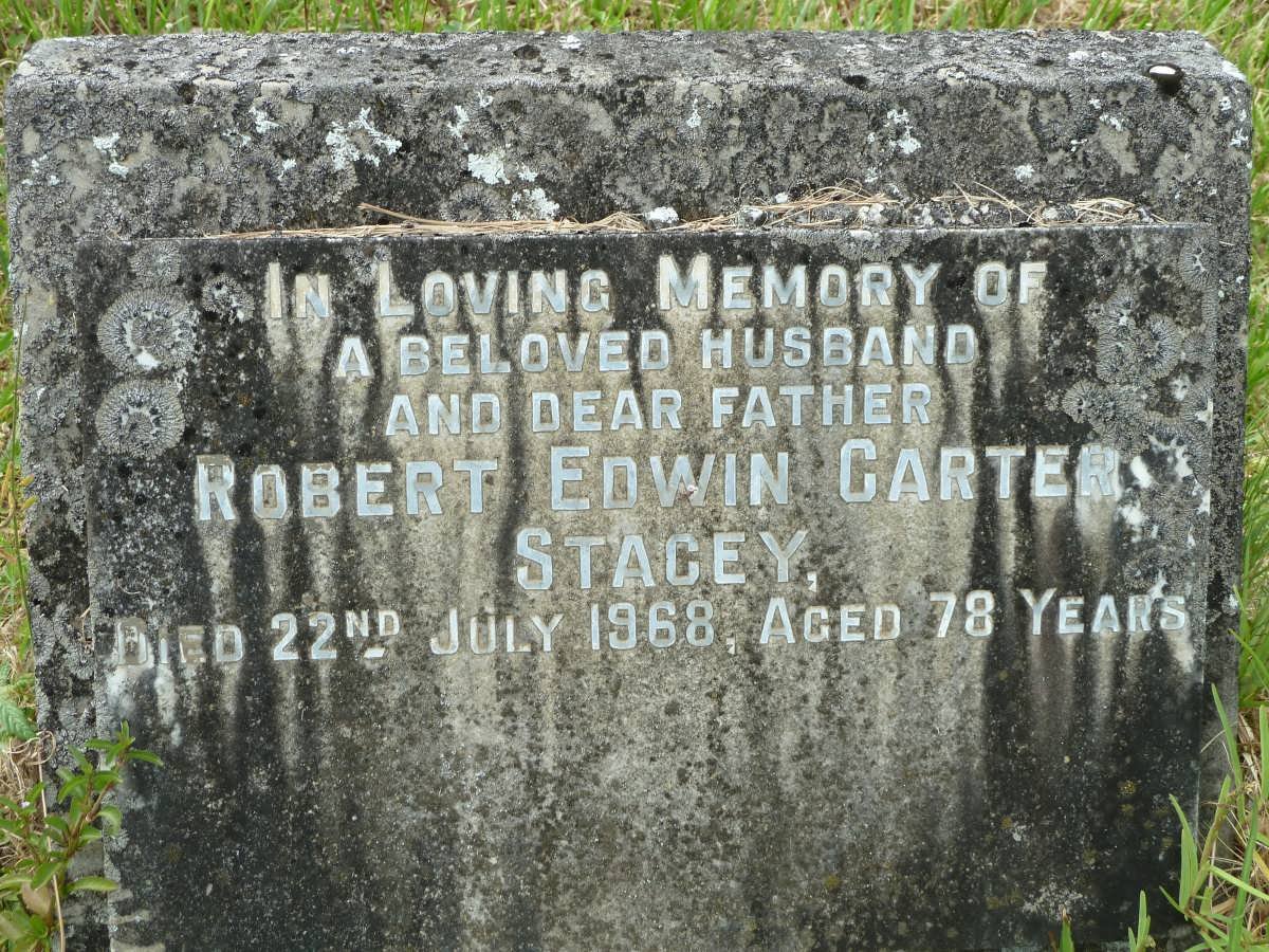 STACEY Robert Edwin Carter -1968
