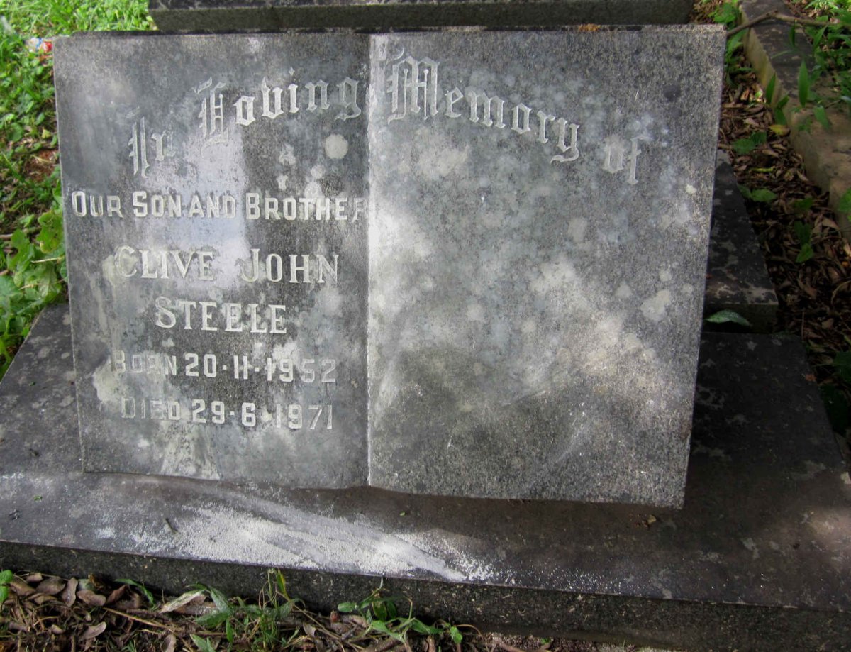 STEELE Clive John 1952-1971