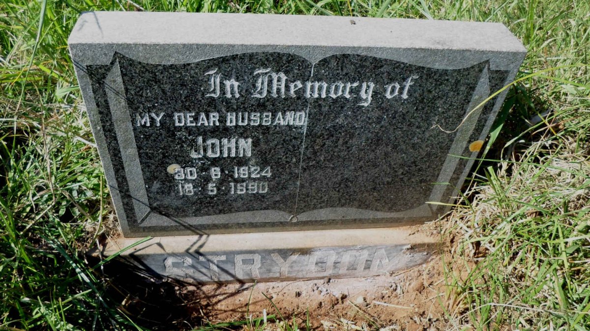 STRYDOM John 1924-1990
