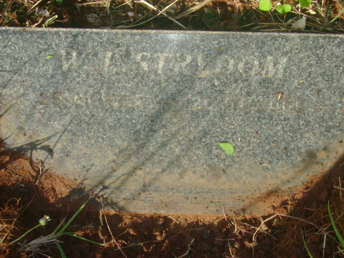 STRYDOM W.J. 1922-2000