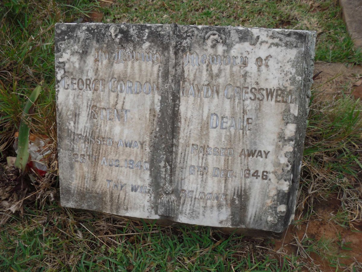 STENT George Gordon -1940 :: DEALE Haydn Cresswell -1946