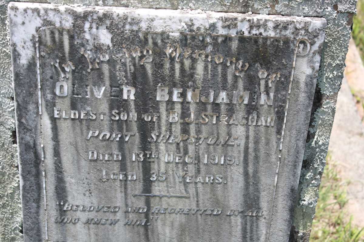 STRACHAN Oliver Benjamin -1919